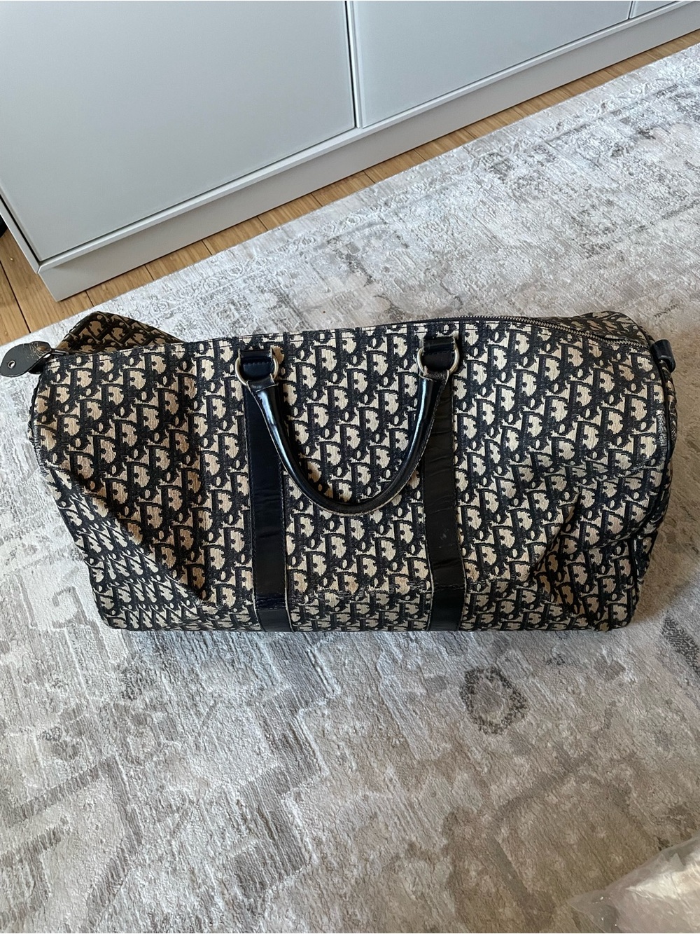 ✨VINTAGE✨ DIOR TROTTER XL DUFFLE BAG